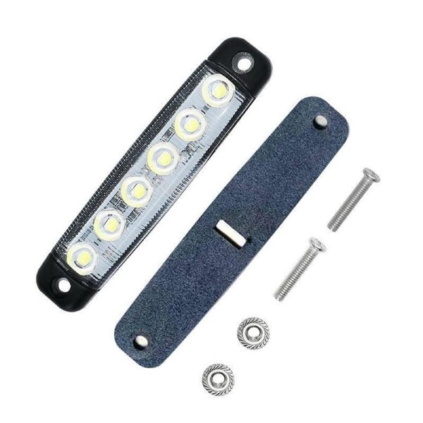 10PCS 24V LED Side Marker Lights Waterproof 6 LED for Truck Trailer Boat