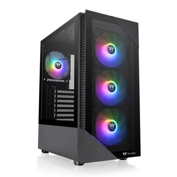 Thermaltake View 200 Plus TG ARGB Mid Tower ATX Case - Black (CA-1X3-00M1WN-01)