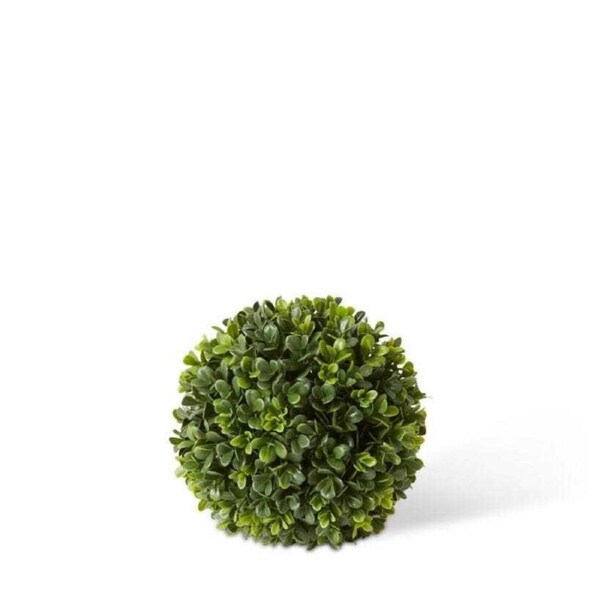 E Style Artificial 18cm Plastic Topiary Boxwood Ball Outdoor Plant Green