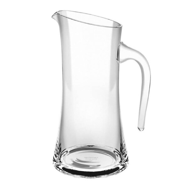 Wilmax England Crystalline 350ml Glass Jug Water Container Pitcher w/ Handle CLR
