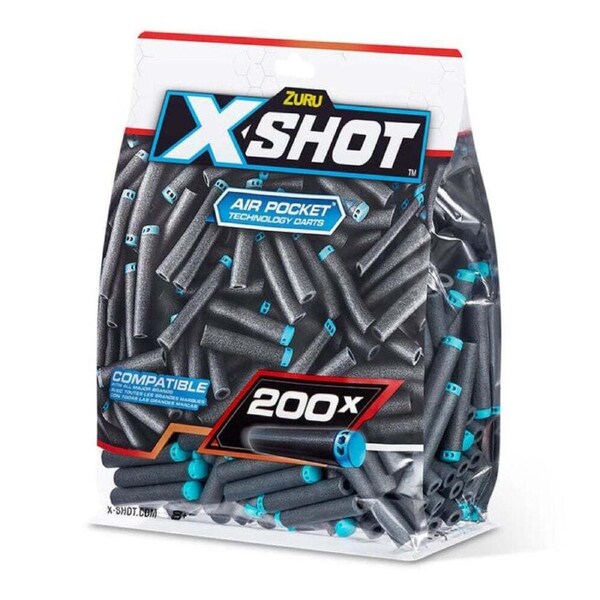 200pc Zuru Xshot Elite Dart Refills Kids/Children Outdoor Interactive Toy 8y+