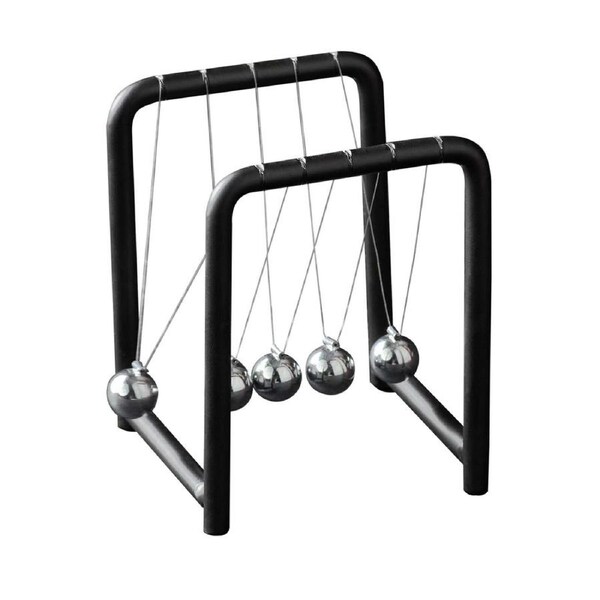 Geek Culture Newton's Cradle Balls Science Toy Home/Office Desk Accessory 9cm