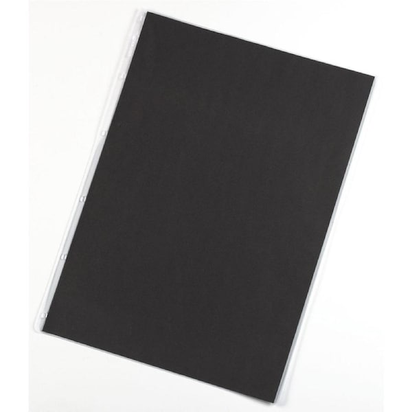 Jasart A2 Art/Craft Presentation Portoflio Sleeve w/ Black Paper Inserts CLR