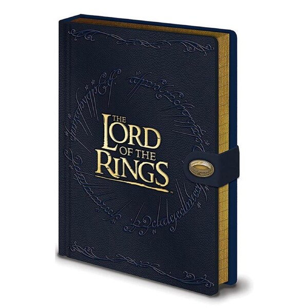 The Lord Of The Rings A5 Premium Writing Notebook Office Stationery Elvish