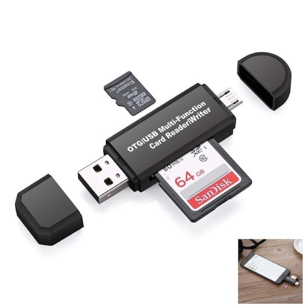 micro SD Adapter to SD Memory Card Camera Smartphone Computer Universal