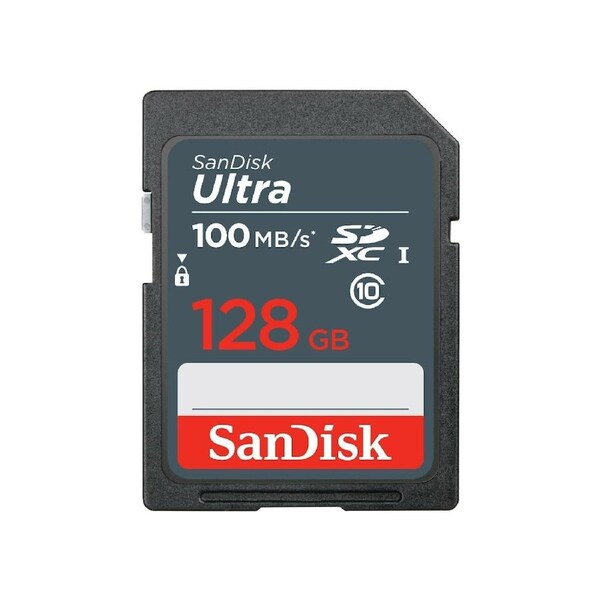 SanDisk Ultra 128GB SDXC 100MB/S Class 10 SD Camera Memory TF Card DSLR Full HD