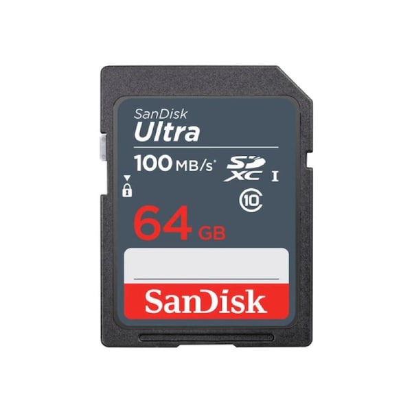 SanDisk Ultra 64GB SDXC 100MB/S Class 10 SD Camera Memory TF Card DSLR Full HD