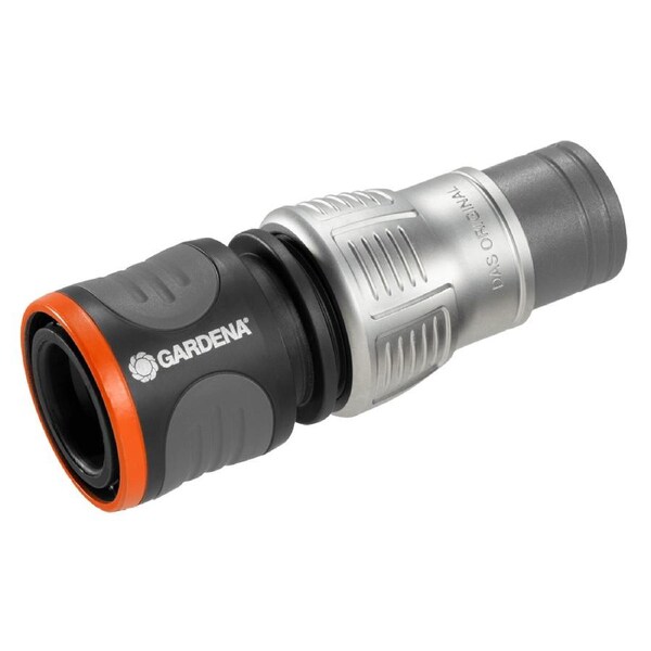 Gardena 18255-20 Premium Ergonomic Water Stop Hose Connector Frost Proof 19mm