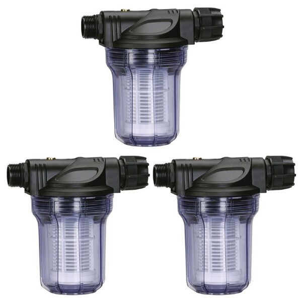 3x Gardena Preliminary Garden Pump Water Filter Home/Lawn Watering Accessory