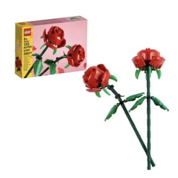 LEGO ROSES 40460 Botanicals Valentines Day Red Rose Stems Flowers