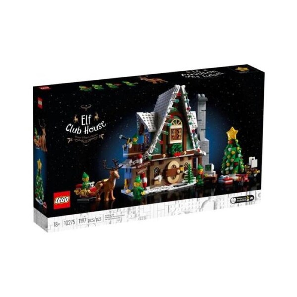 LEGO 10275 Elf Club House Icons Winter Village Christmas XMAS Seasonal