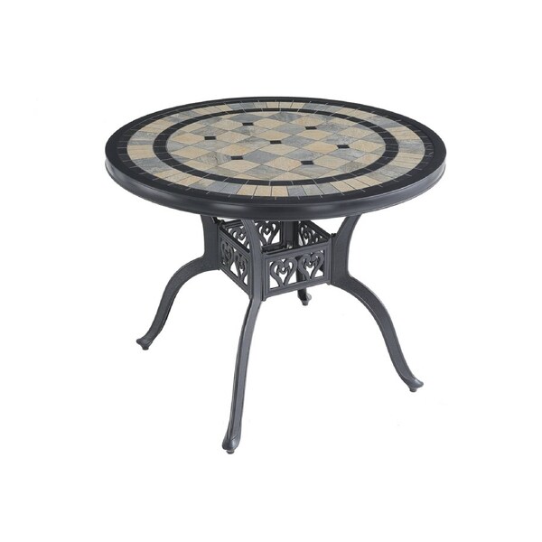 FurnitureOkay Athens Cast Aluminium Outdoor Dining Table (94cm Round)