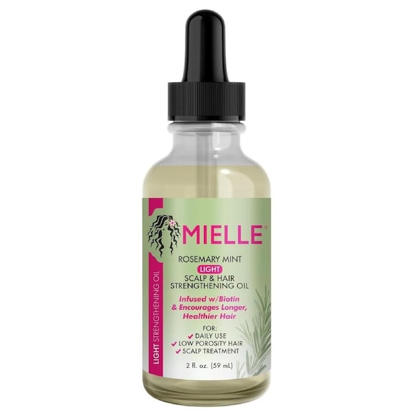 Mielle Organics Rosemary Mint Light Scalp & Hair Strengthening Oil 59mL 2fl oz