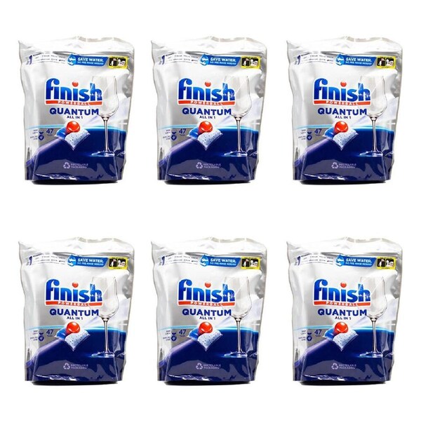 282pc Finish Powerball Quantum Dishwashing Detergent Home Plate/Glass Cleaner
