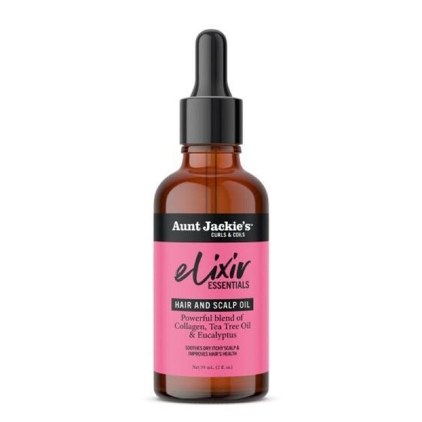 Aunt Jackie's Elixir Collagen Tea Tree Oil For Hair & Scalp 59mL(2oz)