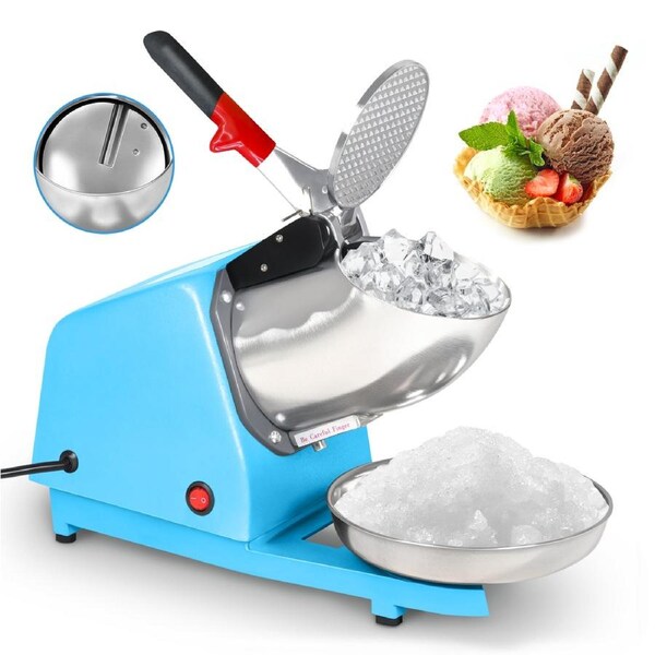 Advwin 300W Electric Ice Crusher, Ice Shaver Snow Cone Maker Machine, Home and Commercial Use