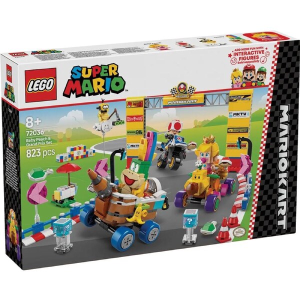 Lego Mario Kart - Baby Peach & Grand Prix Set