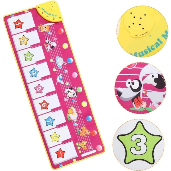 Kids Piano Dance Mat - Touch Music Keyboard Gift