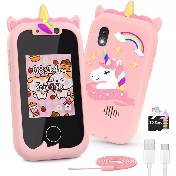 Kids Learning Phone - Touchscreen Camera & Music Toy