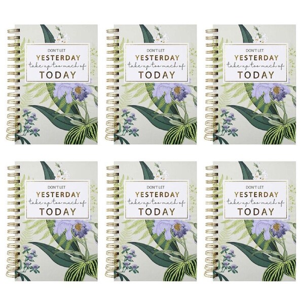 6PK LVD Botany A5 Notebook Journal/Diary Office Writing Stationery 15.5x21cm
