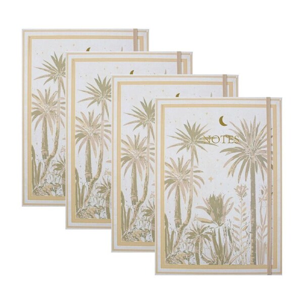 4PK LVD Bohemia A4 Padfolio Memo/Noted Pad Office Writing Stationery 22x30cm