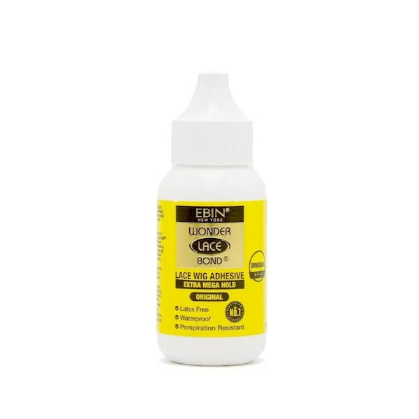 Ebin New York Wonder Lace Bond Wig Adhesive Extra Mega Hold Original 35mL(1.18oz)