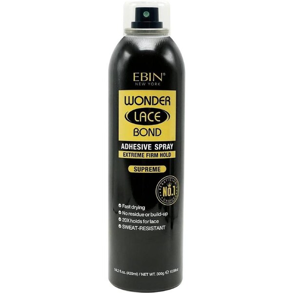 Ebin New York Wonder Lace Bond Adhesive Spray Supreme Hold 420mL(14.2oz)