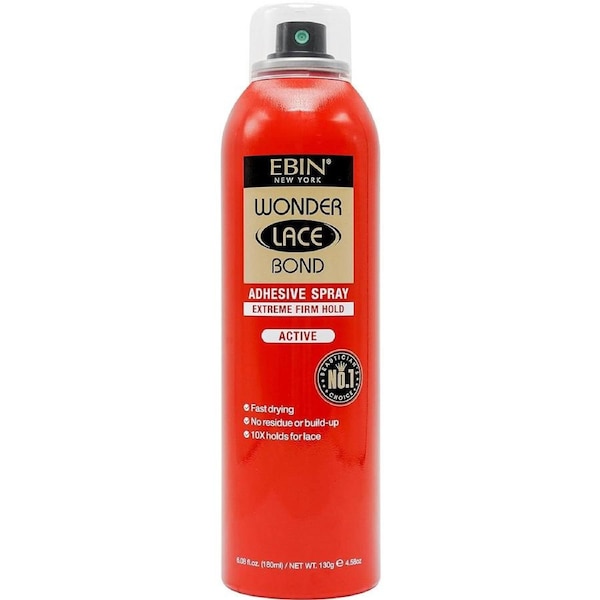Ebin New York Wonder Lace Bond Adhesive Spray Active 180mL(6.08oz)
