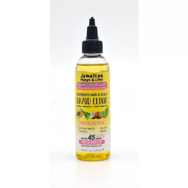 Jamaican Mango & Lime Braid Elixir Braiding Oil 118mL(4oz)