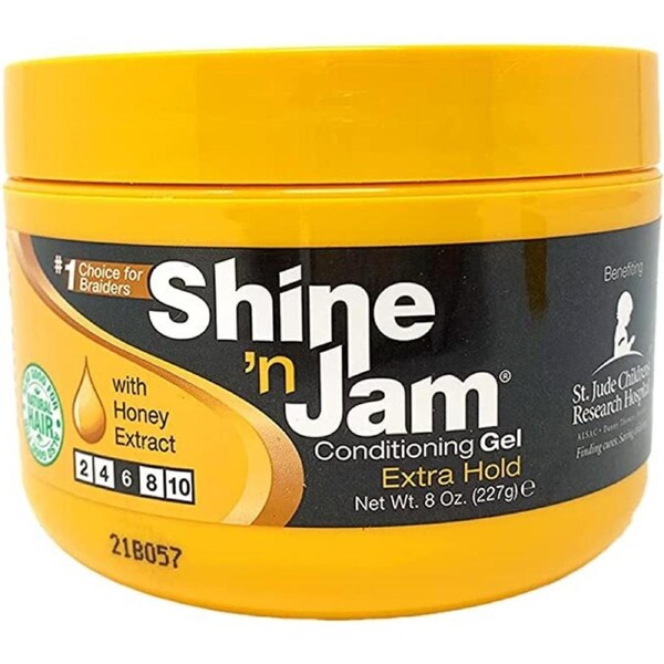 Shine 'n Jam Conditioning Gel Extra Hold With Honey Extract 227g (8oz)