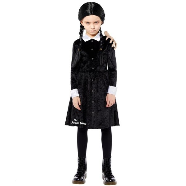 The Addams Family Wednesday Girls Child Costume Size 8-10 Years