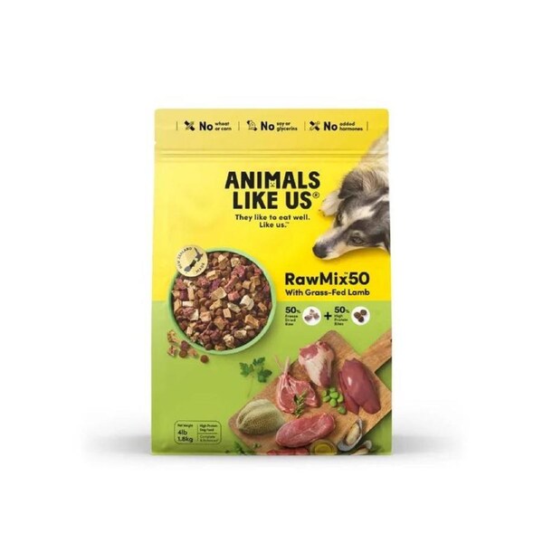 Animals Like Us - Rawmix50 With Grass-Fed Lamb Dog Food 1.8kg