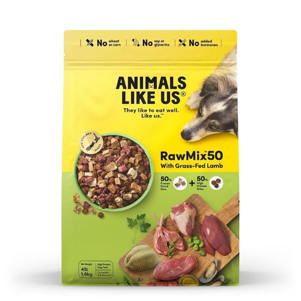 Animals Like Us - Rawmix50 With Grass-Fed Lamb Dog Food 340g