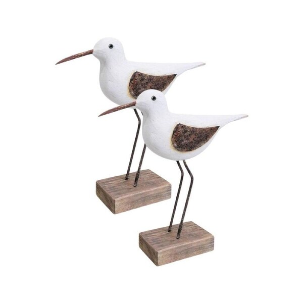 2PK Lavida Sea Bird Lrg Ornament Beachside Home/Office Display Decor 24x23.5cm