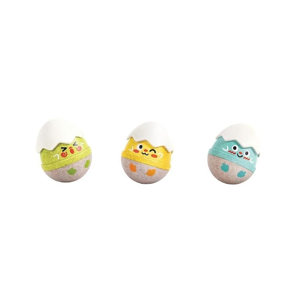 Hape Happy Hatchlings Wobble Rattles Baby Sensory Development Child Toy 0M+