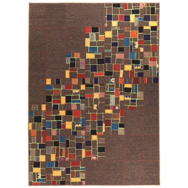 Rug Culture Hand Knotted Azerbaijani Kilim Rectangle Rug Brown 284X199Cm