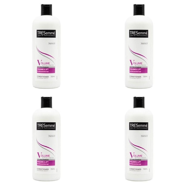 4PK Tresemme 750ml Hair Care Conditioner For Fine & Thin Hair Volume & Fullness