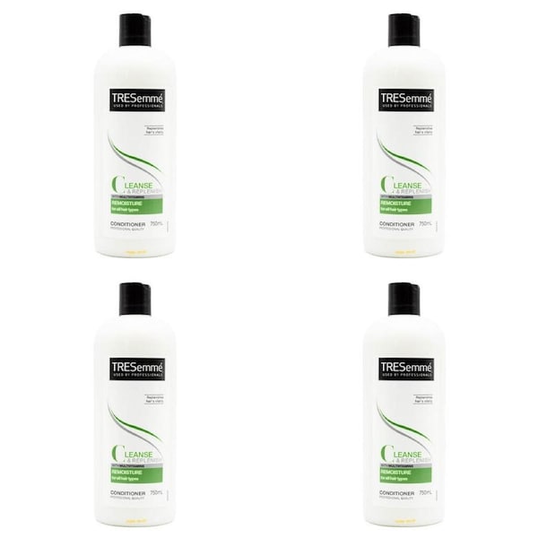 4PK Tresemme 750ml Hair Care Conditioner Cleanse & Replenish w/ Multi Vitamins