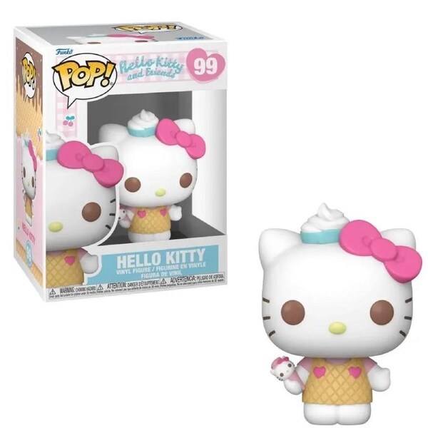 Funko Pop Hello Kitty - Hello Kitty (Ice-cream Cone) #99 Vinyl Figure