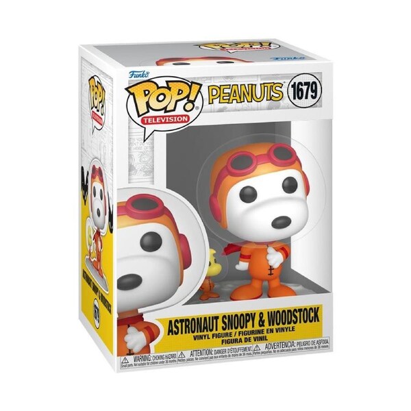 Funko POP Peanuts - Astronaut Snoopy with Woodstock #1679 Vinyl Figure