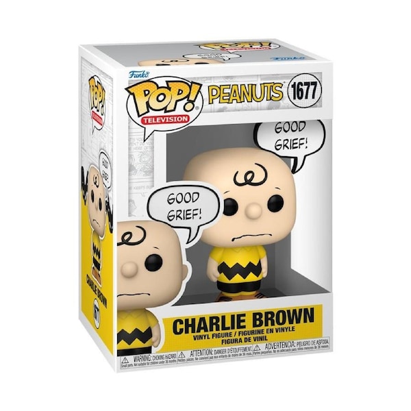 Funko POP Peanuts - Peanuts - Charlie Brown "Good Grief" #1677 Vinyl Figure