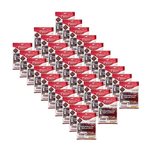 30PK Panini 2022 Fifa World Cup Qatar Sticker Collection Stationery Starter Pack