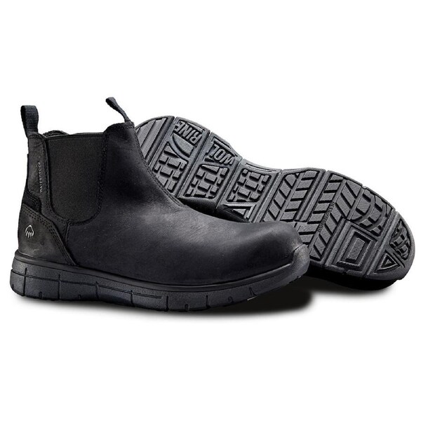 Wolverine Rigger Romeo Elastic Chelsea Steel Cap Boots Shoes Waterproof - Black US 13