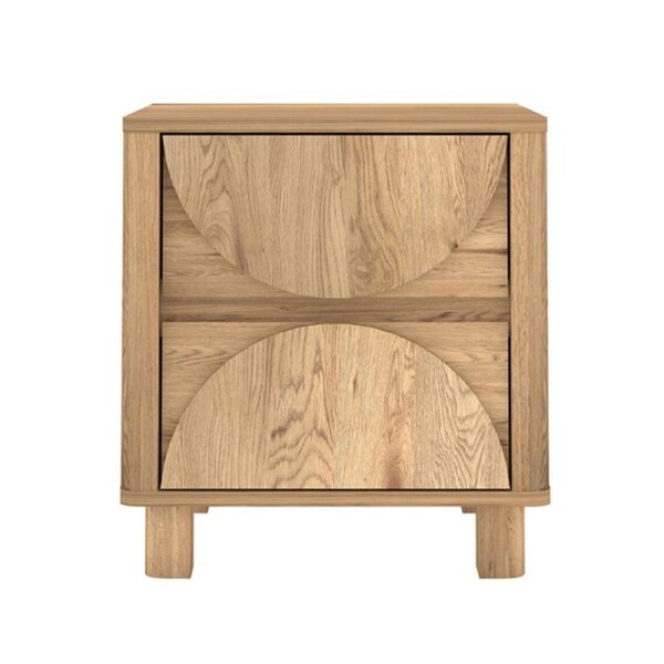 BYRON 2 Drawers Bedside Table for Bedroom Living Room