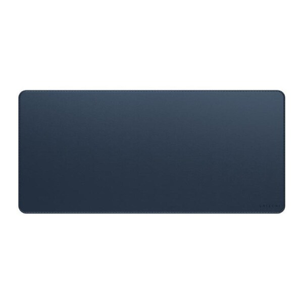 Satechi Vegan-Leather Premium Desk Mat Water-Repellent Mousepad 68x31cm Navy