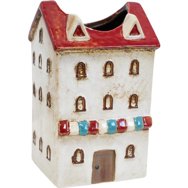 LVD Ceramic Plantervase Tuscany Decorative Flower Pot Home Decor 10x17cm