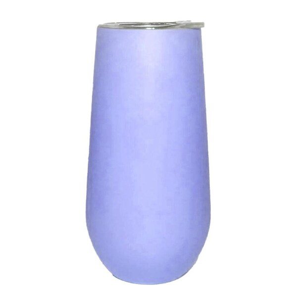 Good Vibes Can Cooler Double Walled Stainless Steel Skinny 14.5x7cm Bay Blue
