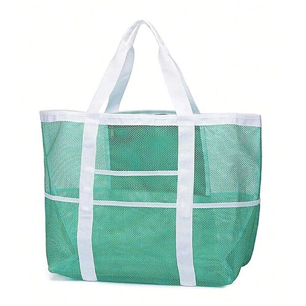 Good Vibes Outdoor Camping Ultimate Premium Mesh Beach Bag Assorted Colours