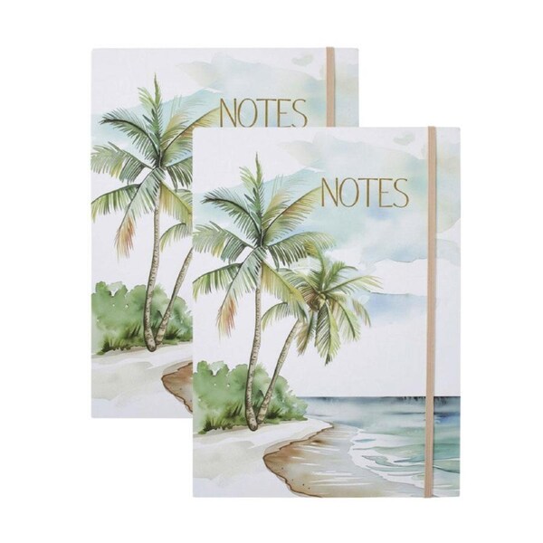 2PK LVD A4 Padfolio Coastal Pad Office/School Paper Writing Sketch Stationery