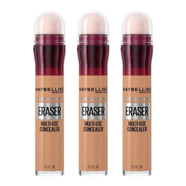 Maybelline Instant Age Rewind Eraser Multi-Use Concealer 6ml 130 MEDIUM - 3 pack